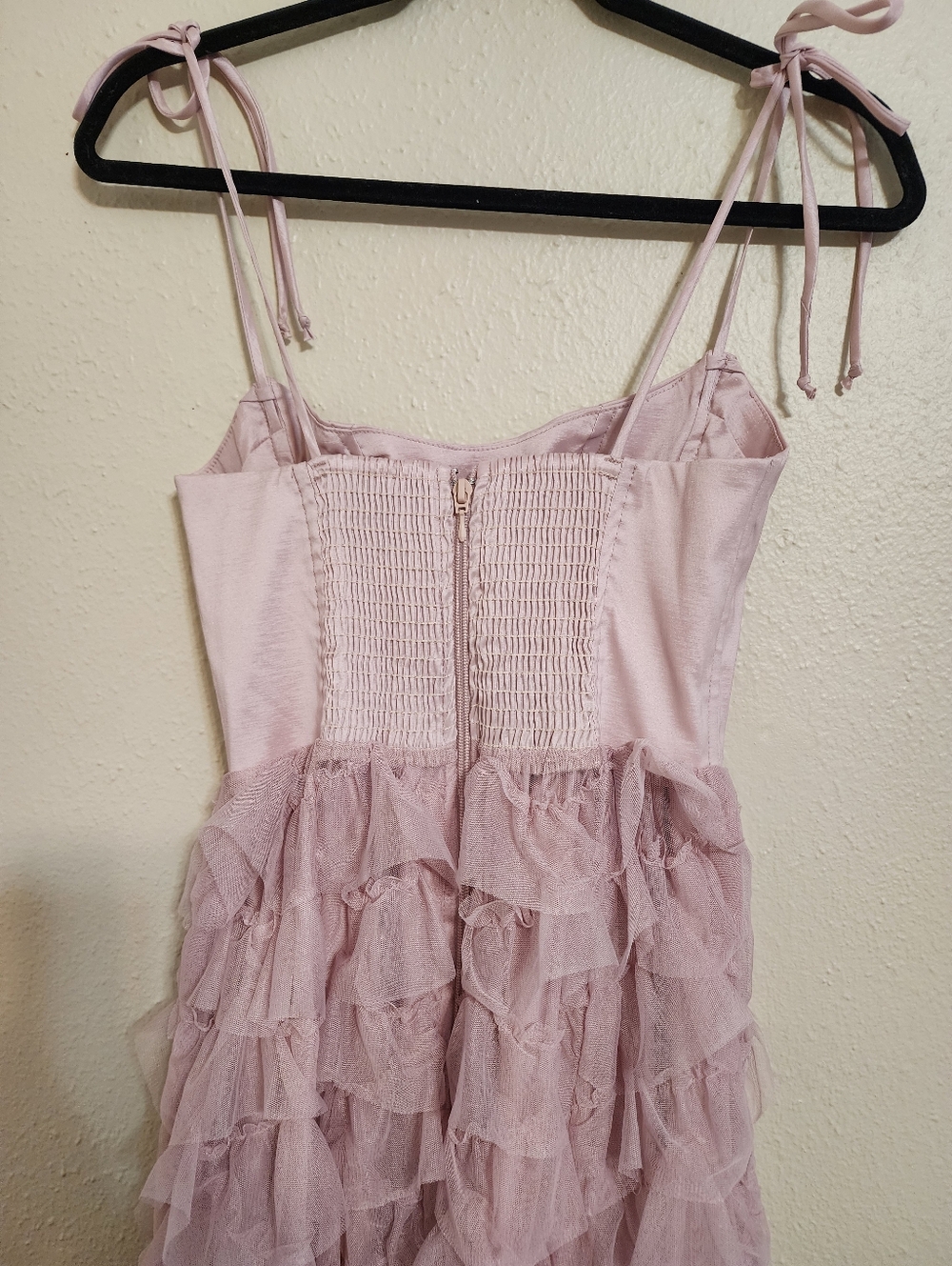 Show Me Your MuMu Francesca Maxi Ballet Slipper Ruffle Tulle Dress S Party Prom - Picture 9 of 10
